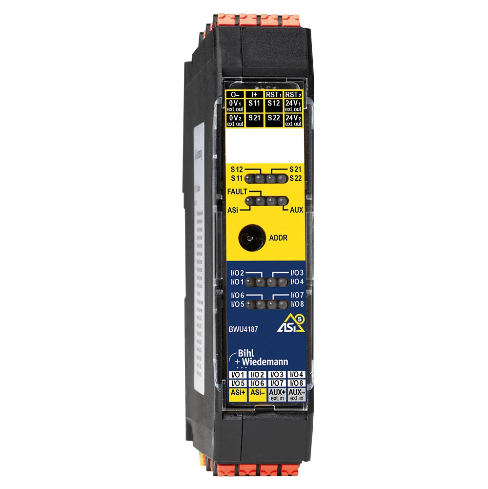 وحدة مداخل Bihl+Wiedemann BWU4187 IP20 ASi-5 Safety