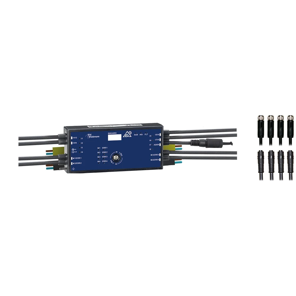 الصورة الرسمية لوحدة محركات Bihl+Wiedemann BWU4893 بنظام ASi-5 للتركيب داخل مجرى الكابلات