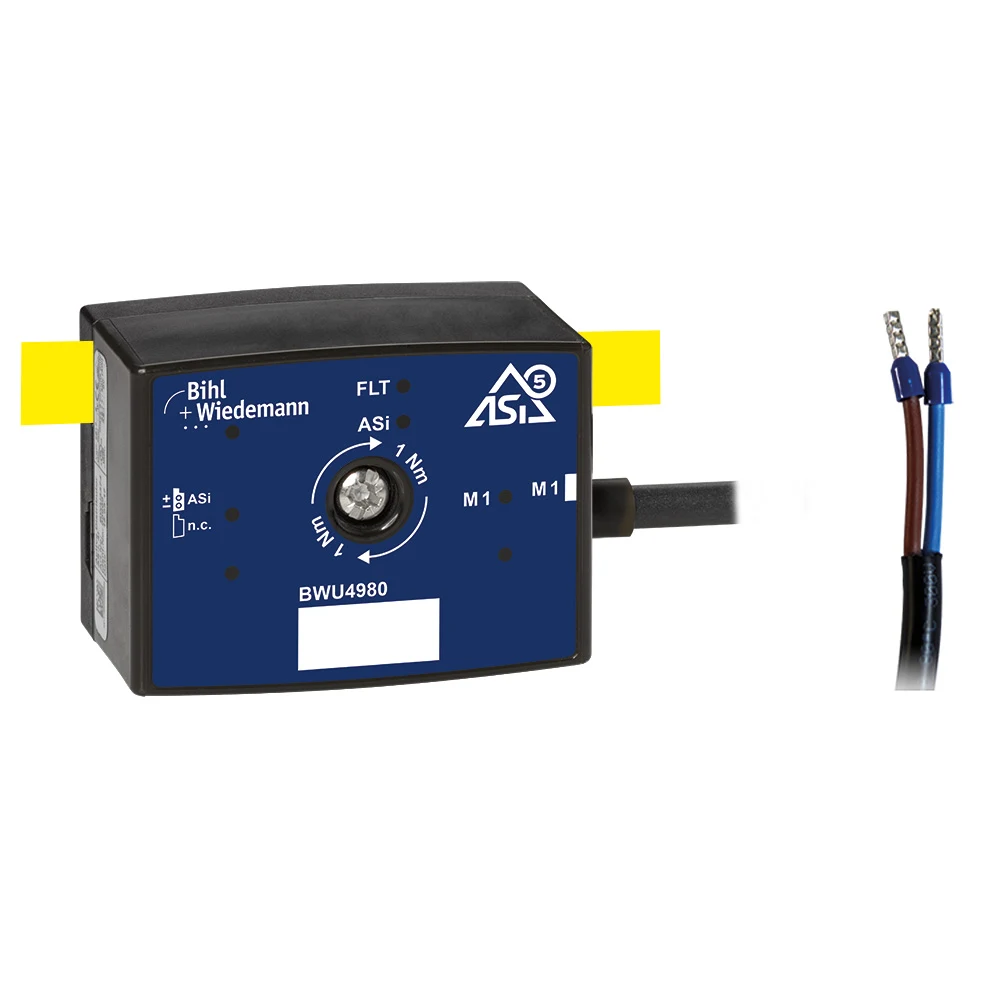 الصورة الرسمية لمنتج Bihl+Wiedemann BWU4980، وحدة محرك لوحدة قيادة AC بواجهة ASi-5 RS485