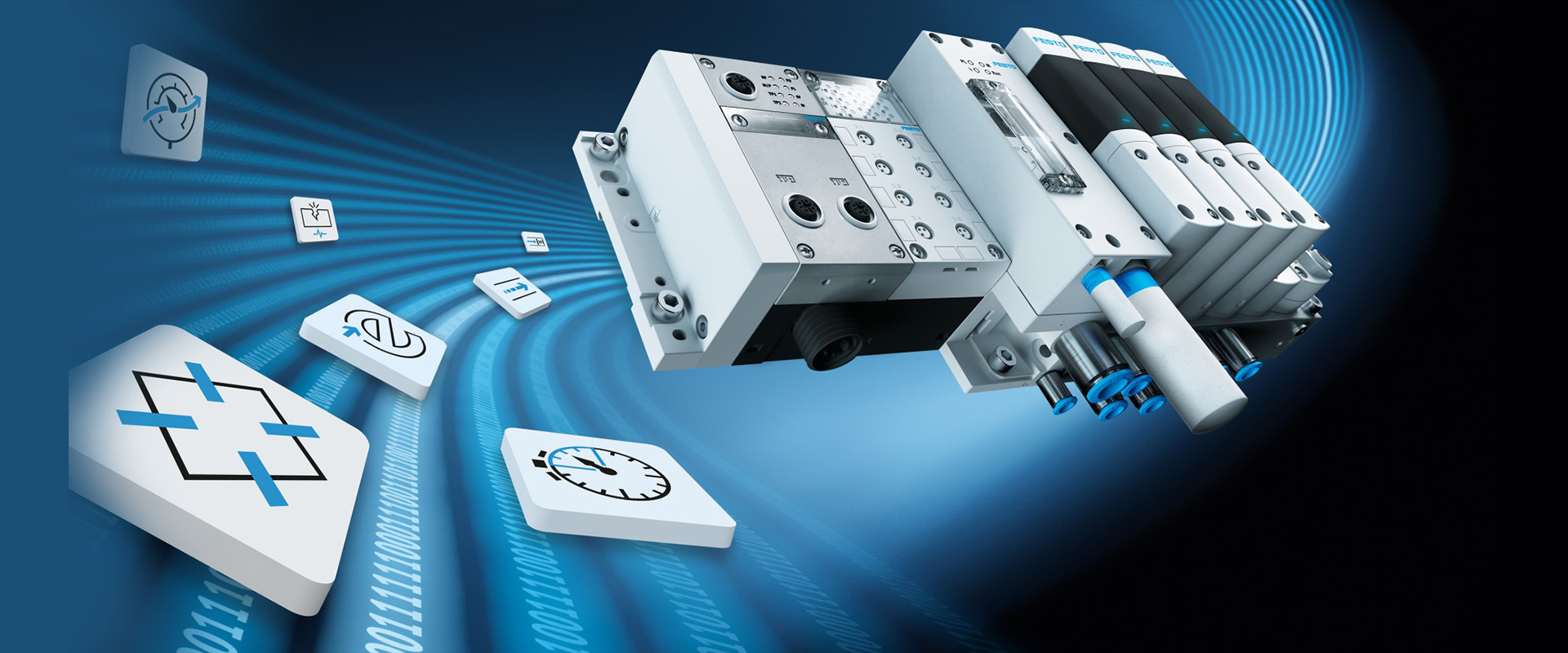 أتمتة العمليات من Festo: دليل اختيار المشغّلات والصمامات ومحدِّدات الموضع