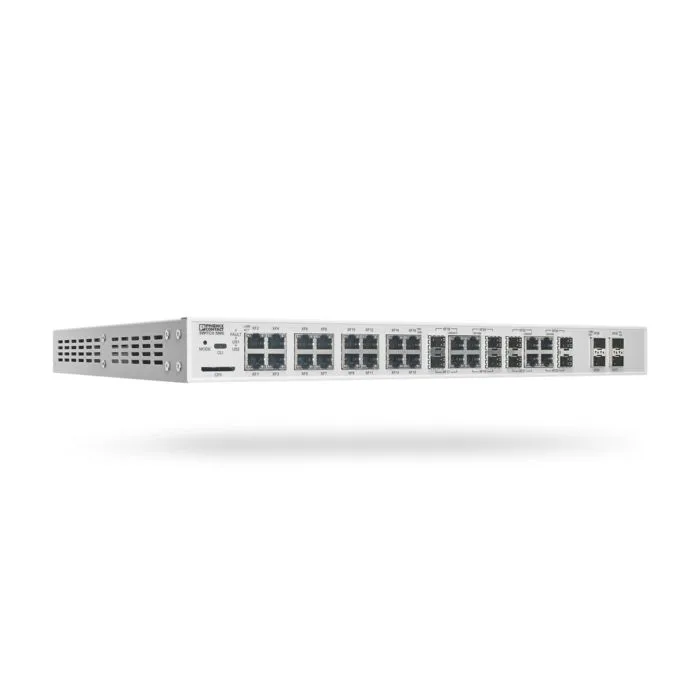 مبدّل Ethernet صناعي قابل للإدارة من سلسلة Phoenix Contact FL SWITCH 5900