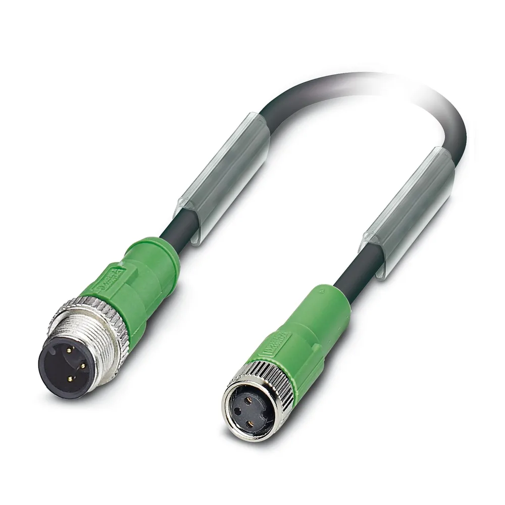 كابل SAC للمستشعرات والمشغّلات من Phoenix Contact بنهايتَي M12 وM8