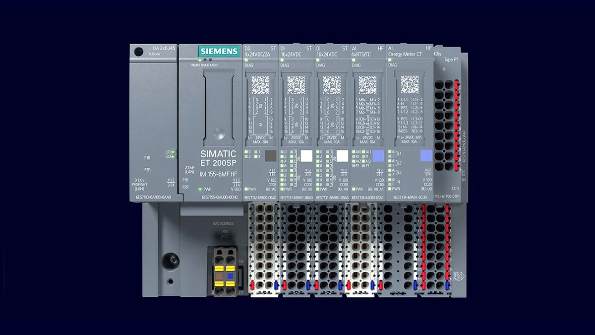 صورة المنتج الرسمية لنظام الإدخال والإخراج الموزّع الوحداتي Siemens SIMATIC ET 200SP