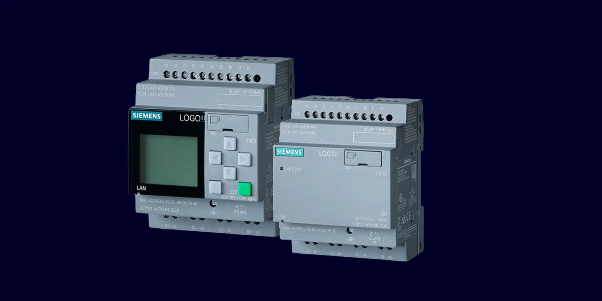 الصورة الرسمية للوحدات الأساسية Siemens LOGO! 9 المزوّدة بشاشة وغير المزوّدة بشاشة