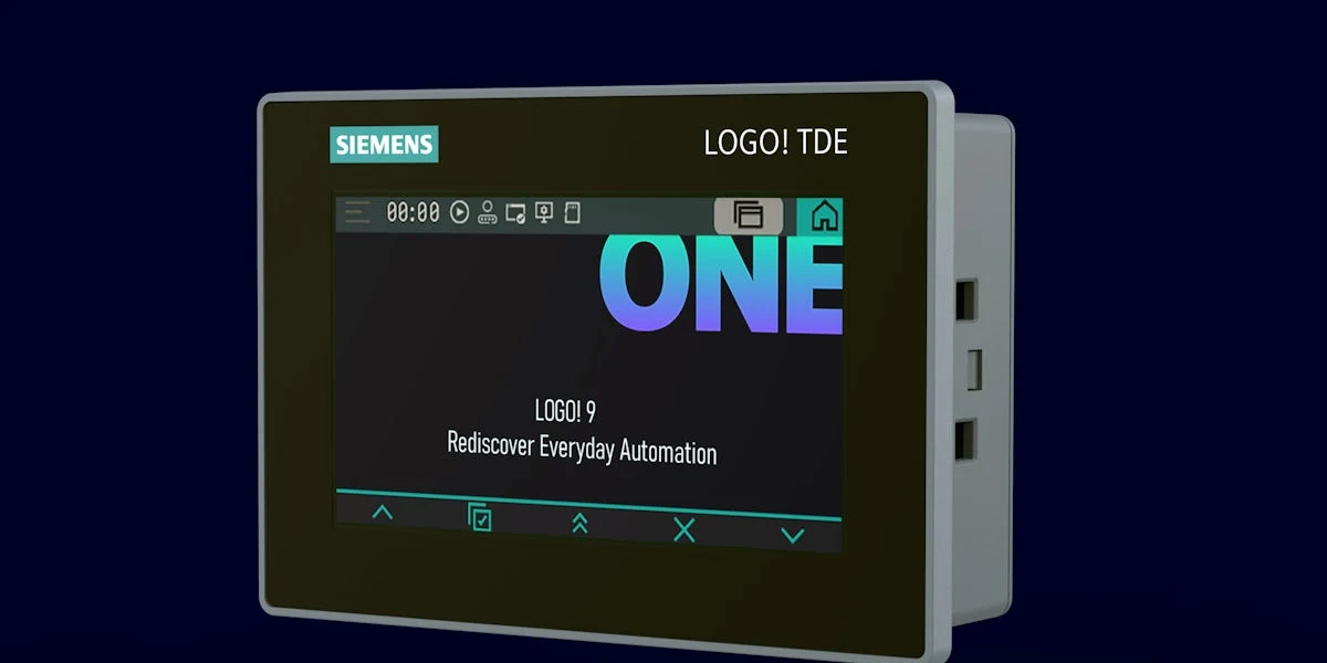 الصورة الرسمية للوحة المشغّل اللمسية LOGO! TDE المتوافقة مع Siemens LOGO! 9
