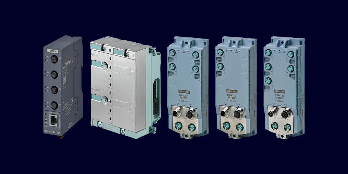 صورة رسمية لمنتجات عائلة وحدات الاتصال Siemens SIMATIC RF100C RFID